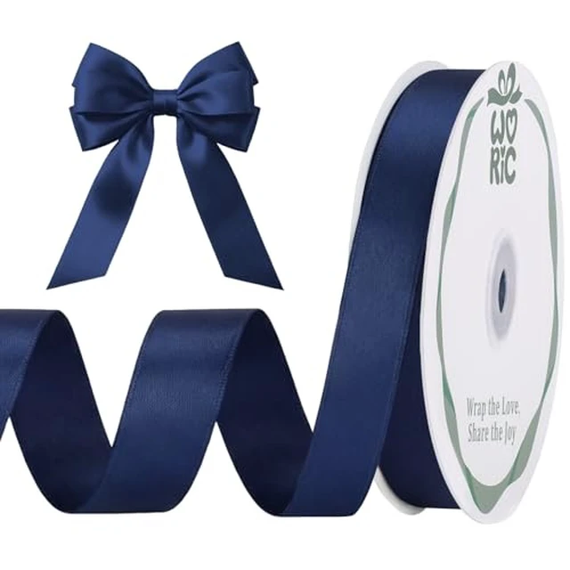 Alt view image 5 of 6 - Double Faced White Satin Ribbon 5/8 Inch 60 Yards for Gift Wrapping