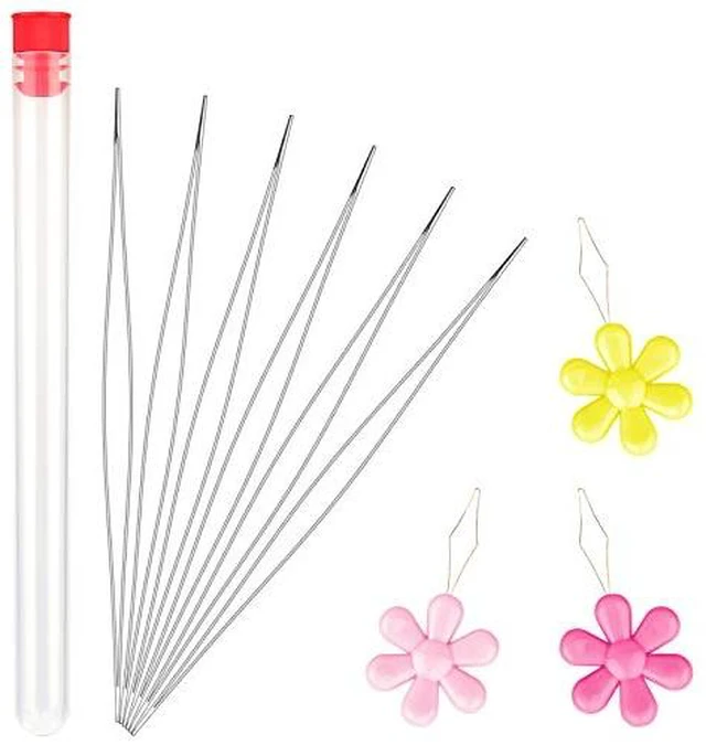 Alt view image 2 of 4 - 6 Pcs Beading Needles for Seed Beads Bead Needles for Jewelry Making