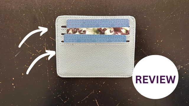 Alt view image 3 of 7 - Credit Card Holder for Women Minimalist Wallet, RFID Blocking Wallets Card Cases, Small Wallets with ID Window for Women Men, Black