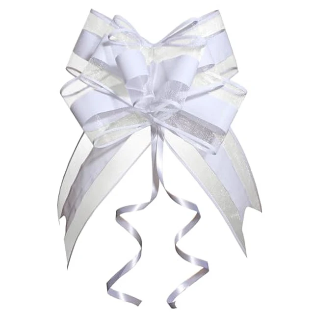 Alt view image 3 of 5 - Large Black Pull Bows for Gift Wrapping, 8 Inch, 10 Pack, Men