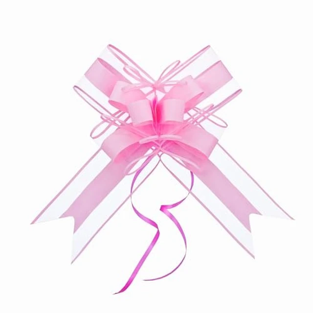 Alt view image 5 of 5 - Large Black Pull Bows for Gift Wrapping, 8 Inch, 10 Pack, Men