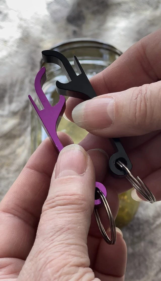 Alt view image 4 of 6 - 6PCS Colorful Key Chain Beer Bottle Openers for Bar and Home, 6 Color