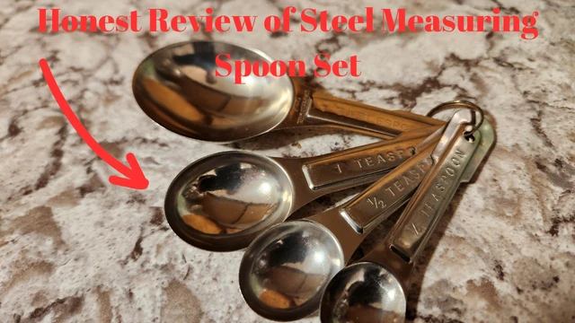 Alt view image 3 of 4 - Stainless Steel Measuring Spoons, Set, 4-Piece