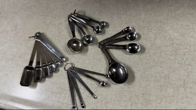 Alt view image 2 of 4 - Stainless Steel Measuring Spoons, Set, 4-Piece