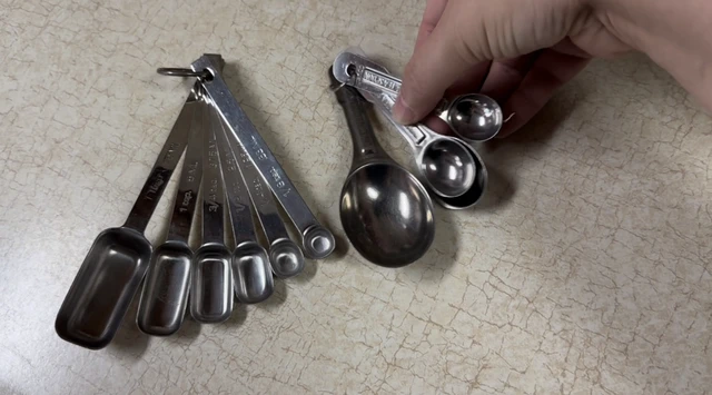 Alt view image 4 of 4 - Stainless Steel Measuring Spoons, Set, 4-Piece