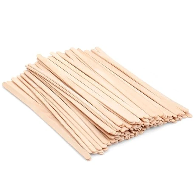 Alt view image 2 of 5 - Wooden Coffee Stirrers - Coffee Stir Sticks 7.5 Inch,100pcs Disposable Birch Wood Coffee/Beverage Stirrers,Swizzle Drink Sticks,Coffee Bar Accessories