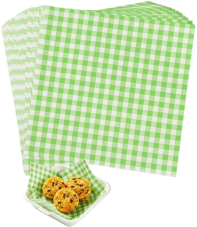 Main image of 100PCS Greaseproof Paper Sheets, 7×7 Inch Small Deli Paper