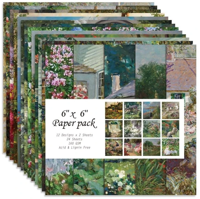 Main image of 6x6" Cardstock Single Sided Scrapbooking,Craft Decorative Scrap Book Paper