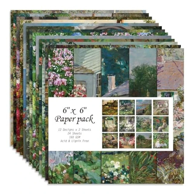 Alt view image 2 of 6 - 6x6" Cardstock Single Sided Scrapbooking,Craft Decorative Scrap Book Paper