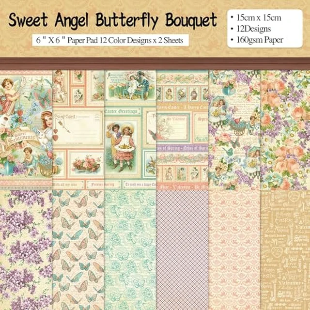 Alt view image 6 of 6 - 6x6" Cardstock Single Sided Scrapbooking,Craft Decorative Scrap Book Paper