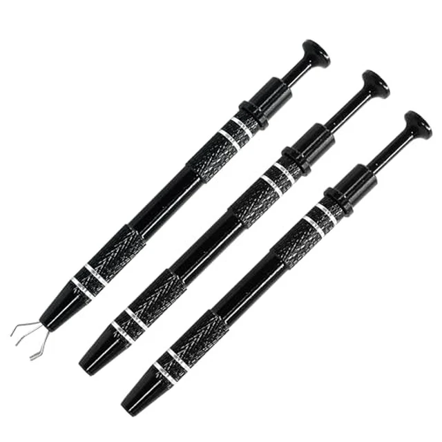 Alt view image 4 of 5 - 4-Claw Pick up Tool Piercing Ball Grabber, Gray Jewel Pickup Tool