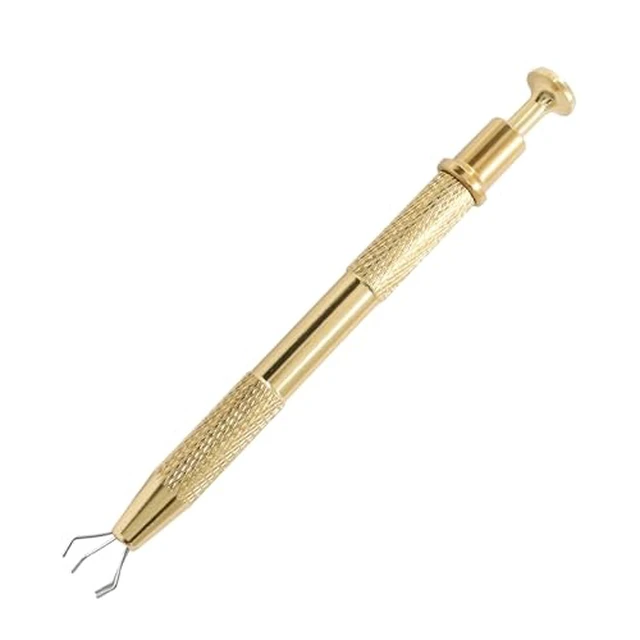 Alt view image 5 of 5 - 4-Claw Pick up Tool Piercing Ball Grabber, Gray Jewel Pickup Tool