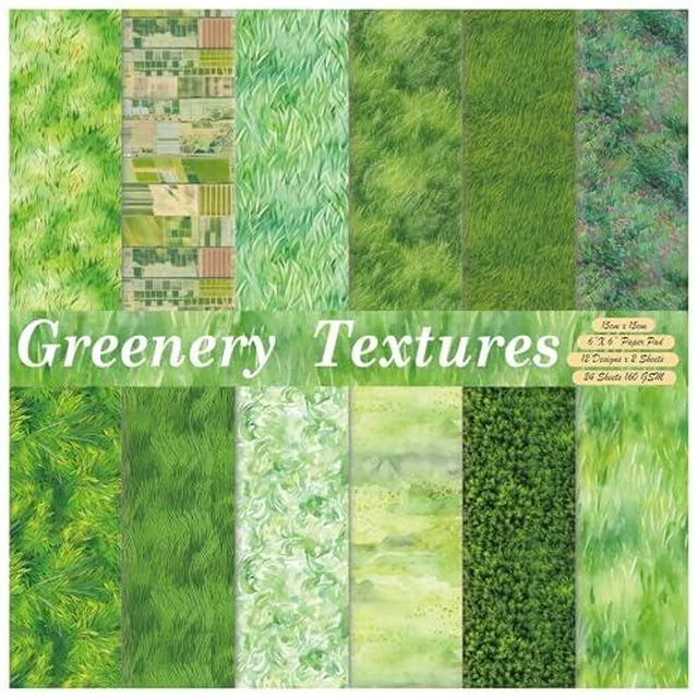 Alt view image 4 of 5 - 24 Sheets 6"x6" Scrapbook Paper Single-Sided Pattern Decorative Paper