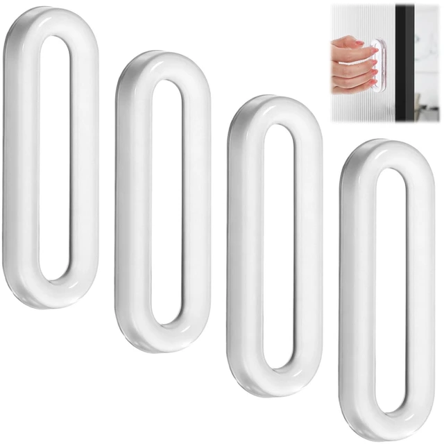 Main image of 4 Pcs Adhesive Handles, Glass Doors Handle