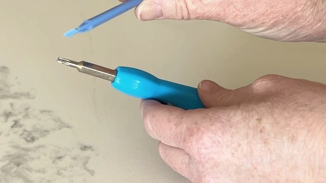 Alt view image 4 of 5 - Screwdriver Bit Set for Battery and Wifi Access(Orange)