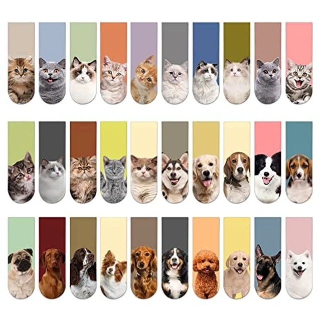 Alt view image 3 of 4 - Magnetic Bookmarks, 15PCS Magnetic Cute Bookmark for Teacher, Women, Men & Kids - Solid Colorful Light Bookmarks (Pack of 15)