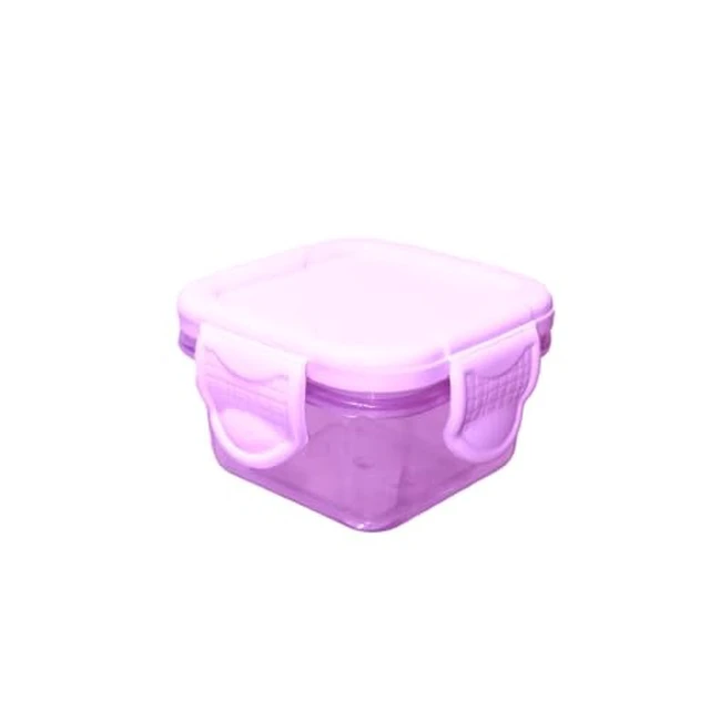 Alt view image 2 of 5 - 2 oz/60 ml Mini Food Container, BPA-Free, Leakproof, Freezer & Microwave Safe, Taro Purple