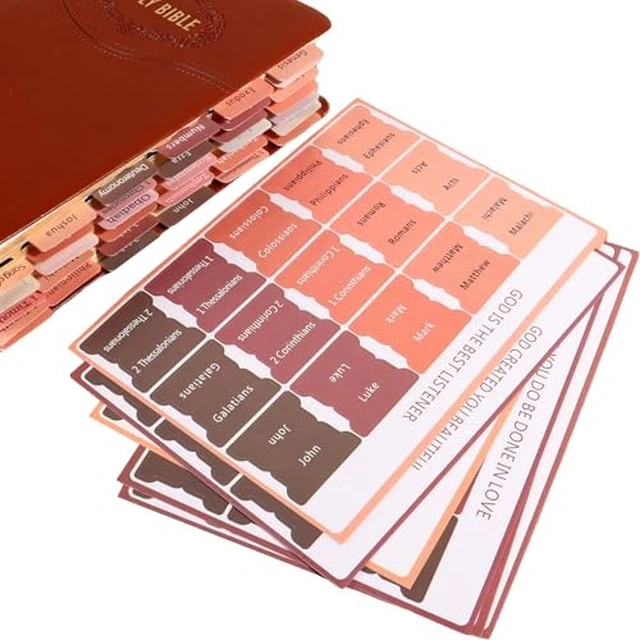 Alt view image 4 of 5 - Bible Book Tabs for Women, Large Print Index Tabs for Bible Chapters