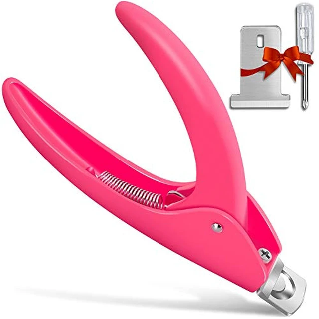 Alt view image 2 of 7 - Pink Nail Clippers Acrylic Nail Cutter for Nail Tips Cutter Set