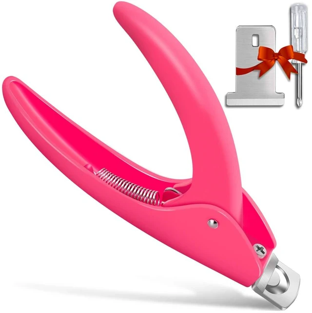 Main image of Pink Nail Clippers Acrylic Nail Cutter for Nail Tips Cutter Set