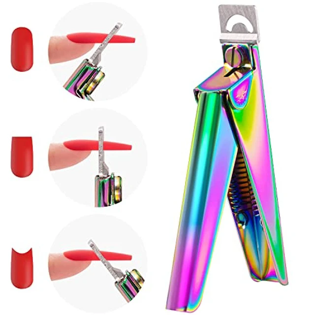 Alt view image 6 of 7 - Pink Nail Clippers Acrylic Nail Cutter for Nail Tips Cutter Set
