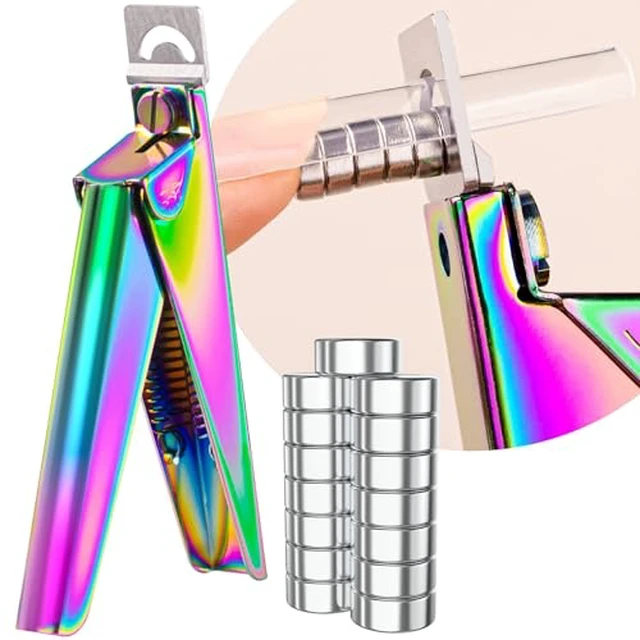 Alt view image 7 of 7 - Pink Nail Clippers Acrylic Nail Cutter for Nail Tips Cutter Set