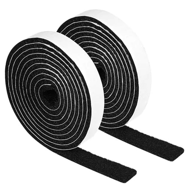 Alt view image 3 of 3 - 2 Rolls Felt Strip with Adhesive Backing, Non Slip Cuttable Felt Tape Self Adhesive Furniture Pads for Protecting Furniture Surfaces Hardwood Floor Chair Wall (Gray, 1/2x60in)
