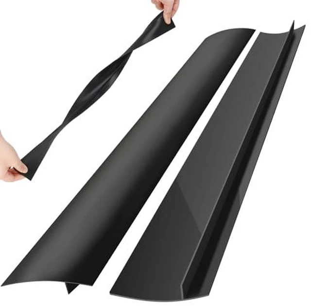 Alt view image 2 of 6 - 2 Pack Silicone Stove Counter Gap Covers, Heat Resistant Stove Gap Filler