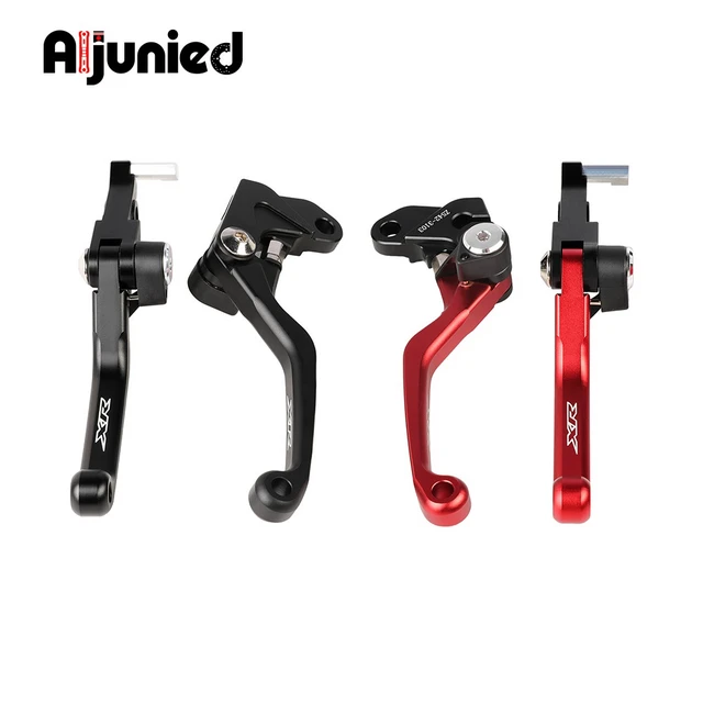 Alt view image 2 of 6 - ALJUNIED 3105/3103 Short Brake & Clutch Lever Set Compatible with Honda XR125L XR150L XR190L XR650L, 6061-T6 Aluminum, Red