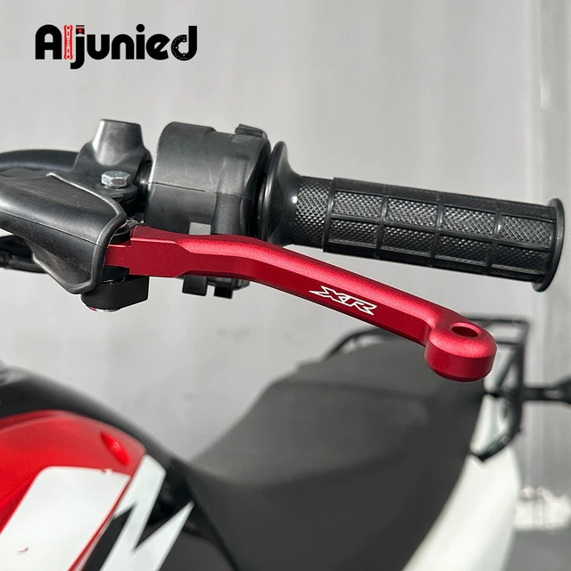 Alt view image 5 of 6 - ALJUNIED 3105/3103 Short Brake & Clutch Lever Set Compatible with Honda XR125L XR150L XR190L XR650L, 6061-T6 Aluminum, Red