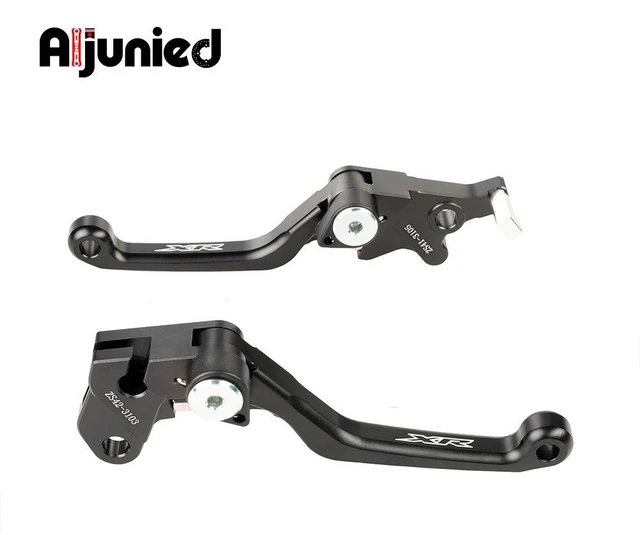Main image of ALJUNIED 3105/3103 Short Brake & Clutch Lever Set Compatible with Honda XR125L XR150L XR190L XR650L, 6061-T6 Aluminum, Black
