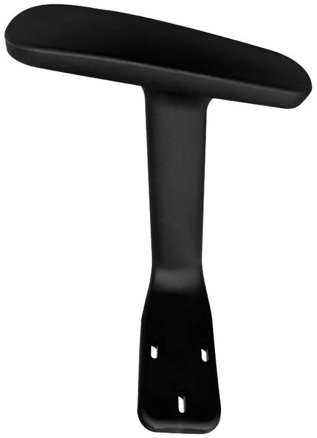 Alt view image 6 of 7 - Fixed Plastic Office Chair Armrests, Model 560, Black, 1 Pair