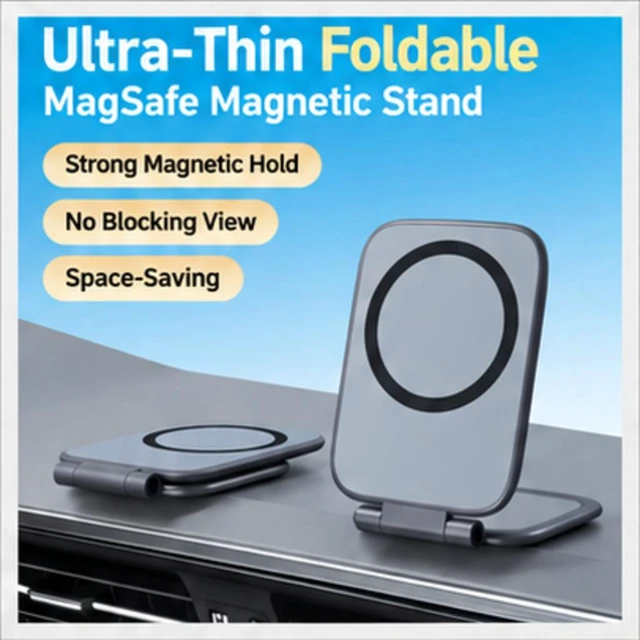 Alt view image 3 of 5 - Aluminum Carabiner Magnetic Phone Tripod, Silver