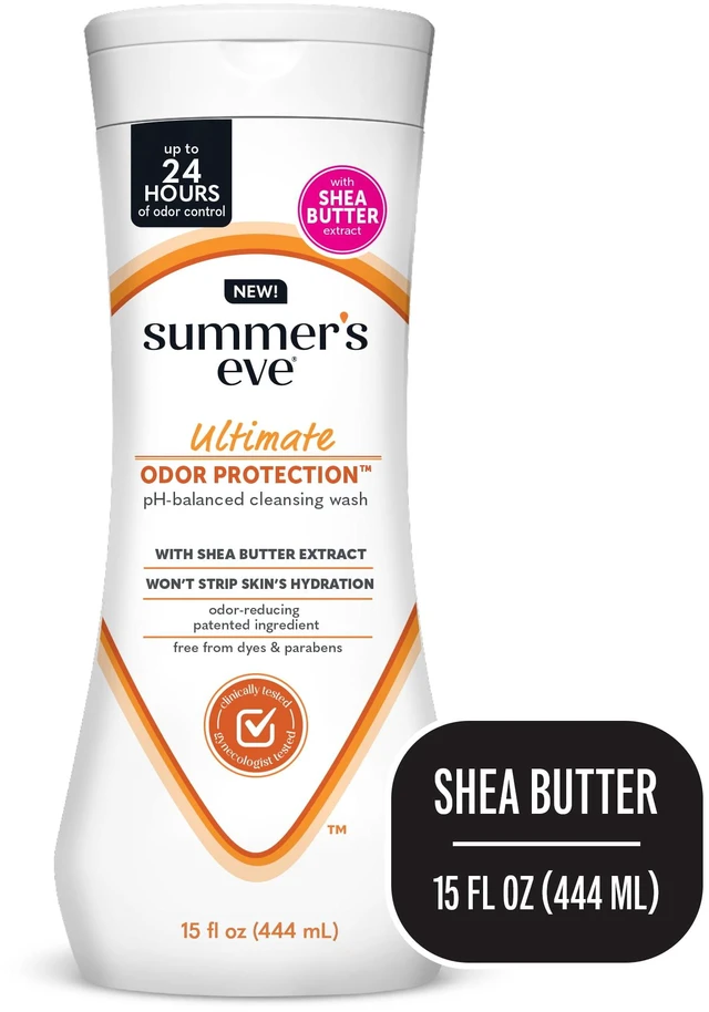 Main image of Summers Eve Ultimate Odor Protection Feminine Wash with Shea Butter, Odor Control, 15 Fl Oz