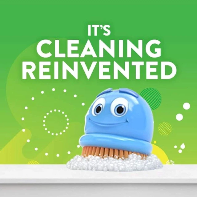Alt view image 4 of 5 - Scrubbing Bubbles Automatic Toilet Bowl Cleaner, Fresh Gel Cleaning Stamp, Rainshower, Dispenser & 6 Gel Stamps