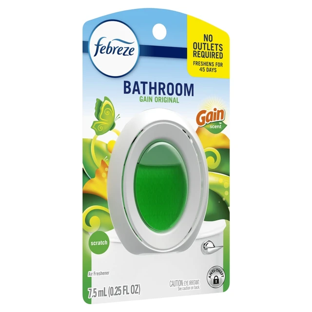 Alt view image 3 of 6 - Febreze Bathroom Air Freshener, Odor-Fighting, Gain Original Scent, 1 Count