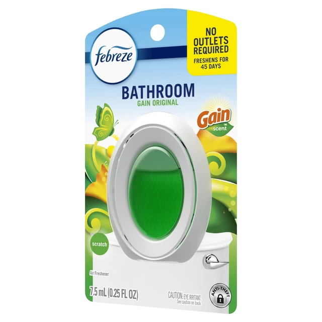 Alt view image 2 of 6 - Febreze Bathroom Air Freshener, Odor-Fighting, Gain Original Scent, 1 Count