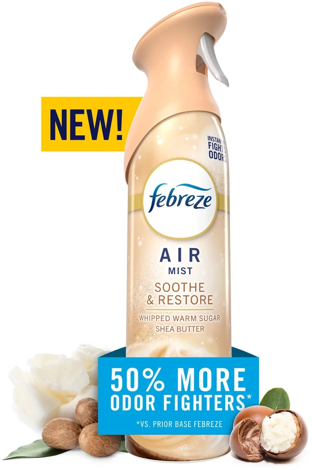 Main image of Febreze Air Mist Air Freshener Spray, Soothe & Restore Scent, 8.1oz