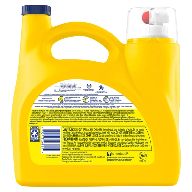 Alt view image 3 of 4 - Tide Simply Laundry Detergent Liquid, Oxi Boost + Febreze Odor Defense, Sunny Breeze Scent, 94 fl oz, 70 Loads