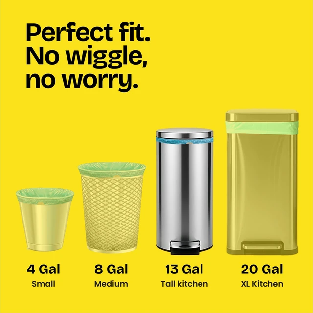 Alt view image 3 of 5 - Glad ForceFlex MaxStrength 13-Gallon Teal Drawstring Tall Kitchen Trash Bags, Febreze Freshness Bahama Bliss Scent, 20 Bags