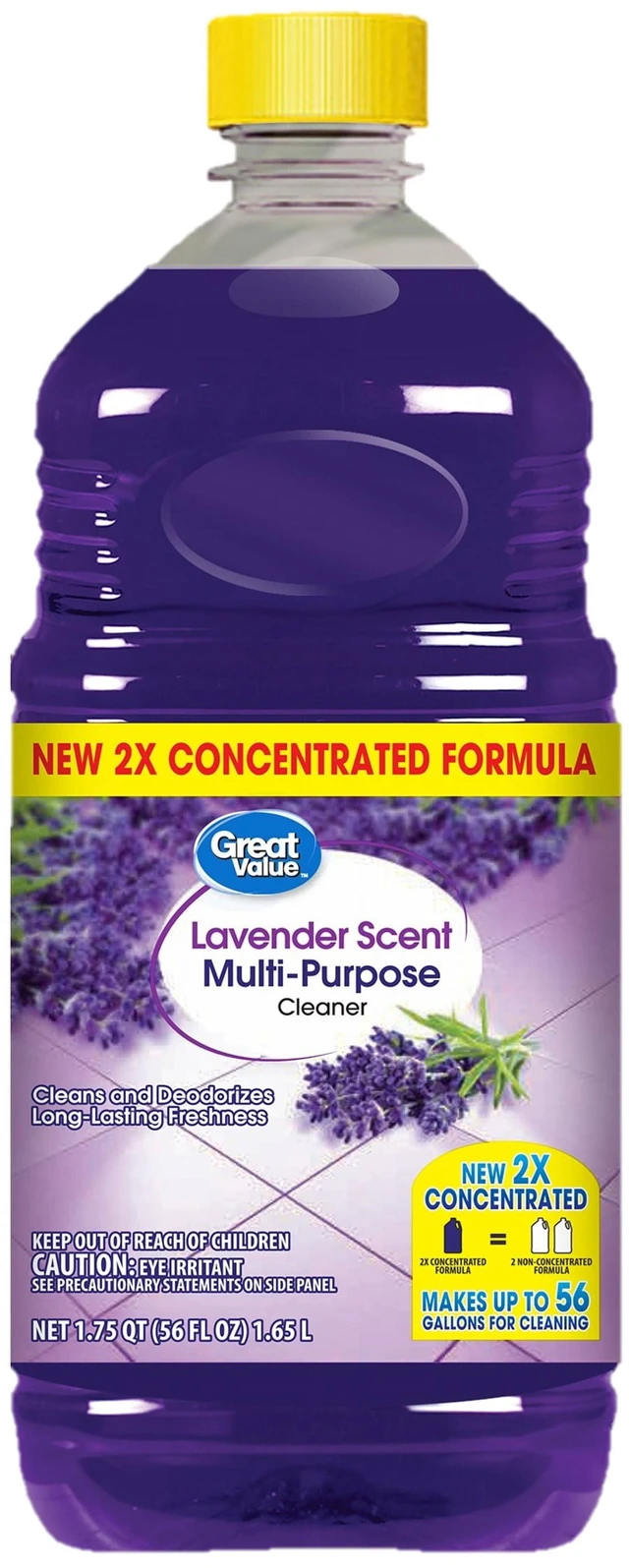 Main image of Great Value Concentrated Multi Purpose Cleaner, Lavender Scent, 56 fl oz