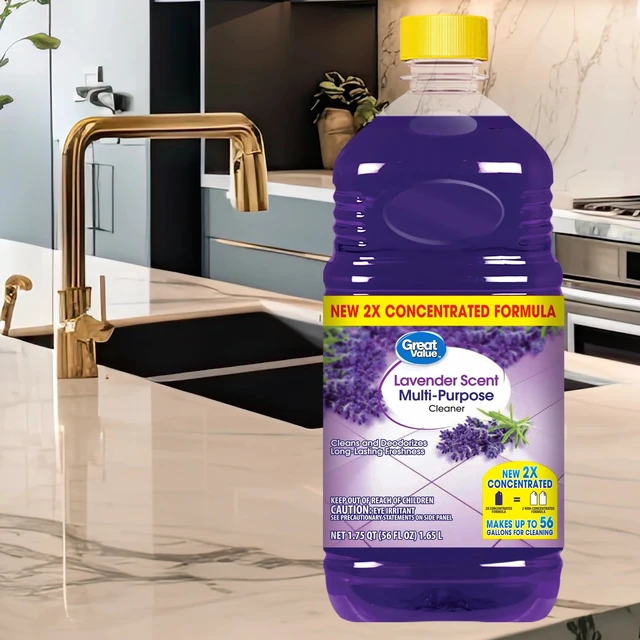 Alt view image 2 of 5 - Great Value Concentrated Multi Purpose Cleaner, Lavender Scent, 56 fl oz