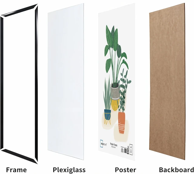 Alt view image 6 of 6 - Mainstays 18 x 24 Poster Frame, Black
