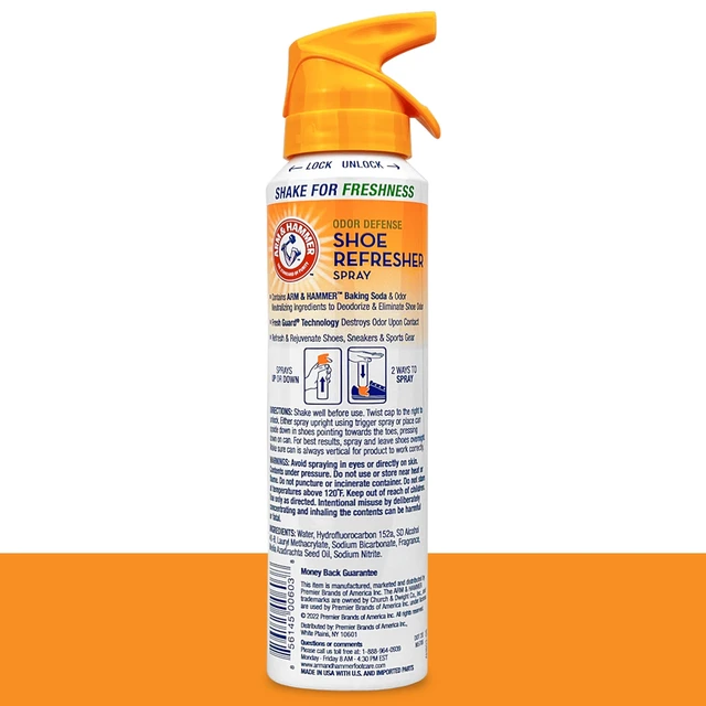 Alt view image 2 of 6 - Arm & Hammer Odor Defense Shoe Refresher Spray, Fresh Scent, 4 oz