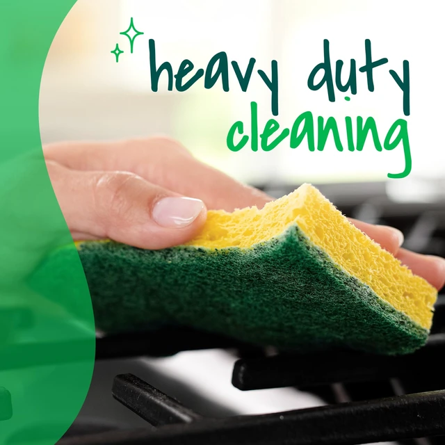 Alt view image 4 of 6 - Scotch-Brite Heavy Duty Scrub Sponge, 6 Pack