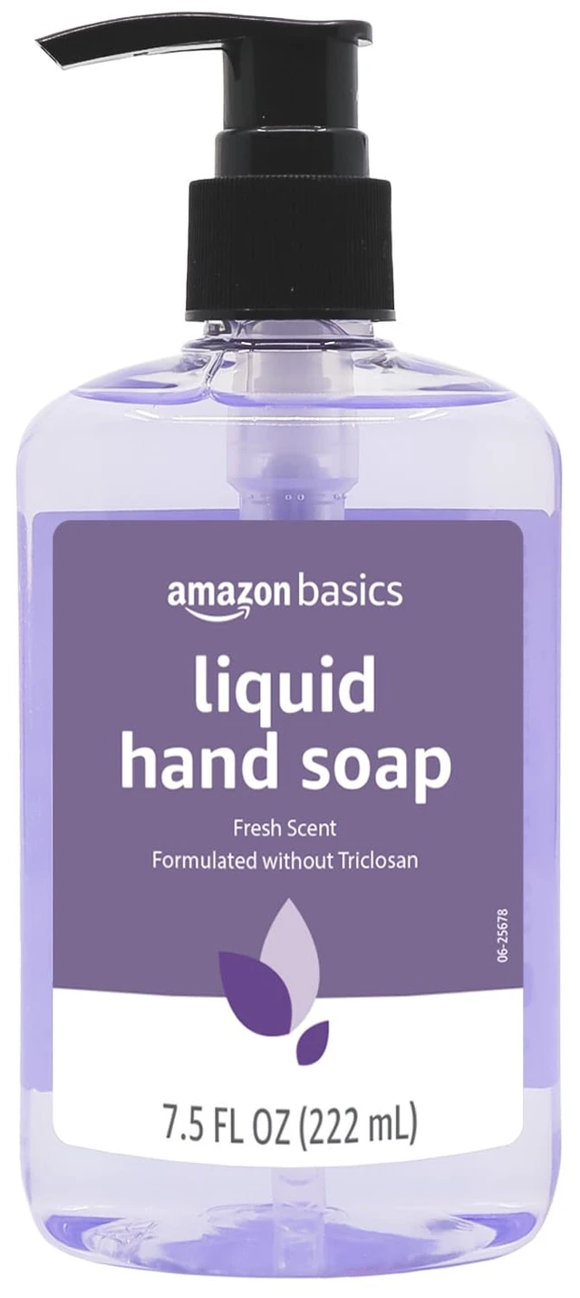 Alt view image 3 of 6 - Amazon Basics Original Fresh Liquid Hand Soap with Moisturizers, 7.5 Fl Oz (Pack of 6)
