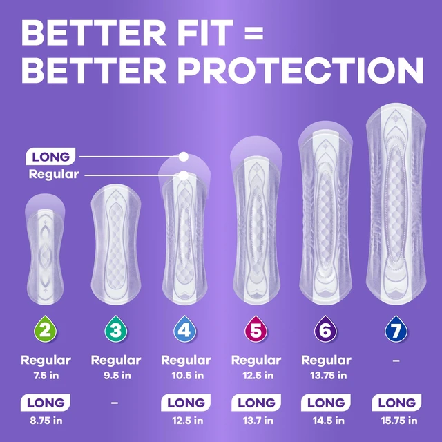 Alt view image 3 of 6 - Always Discreet Incontinence Panty Liners for Bladder Leaks, Size 2, Very Light Absorbency, Long Length, 44 Count