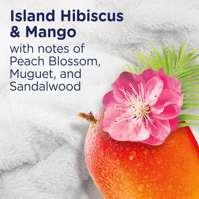 Alt view image 2 of 5 - Downy Ultra Soft and Fresh Liquid Fabric Softener, Island Hibiscus and Mango Scent, 44 fl oz, 66 Loads