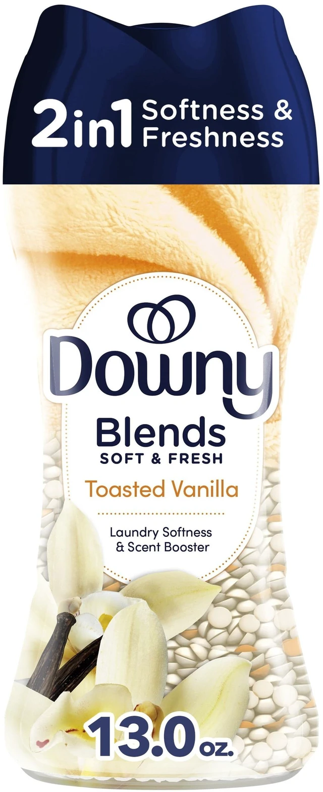Main image of Downy Blends Soft & Fresh In-Wash Laundry Scent Booster Beads, Toasted Vanilla Scent, 13 oz