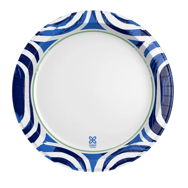 Alt view image 2 of 6 - Dixie Ultra Disposable Paper Plates, 10", Multi-Color, 50 Count